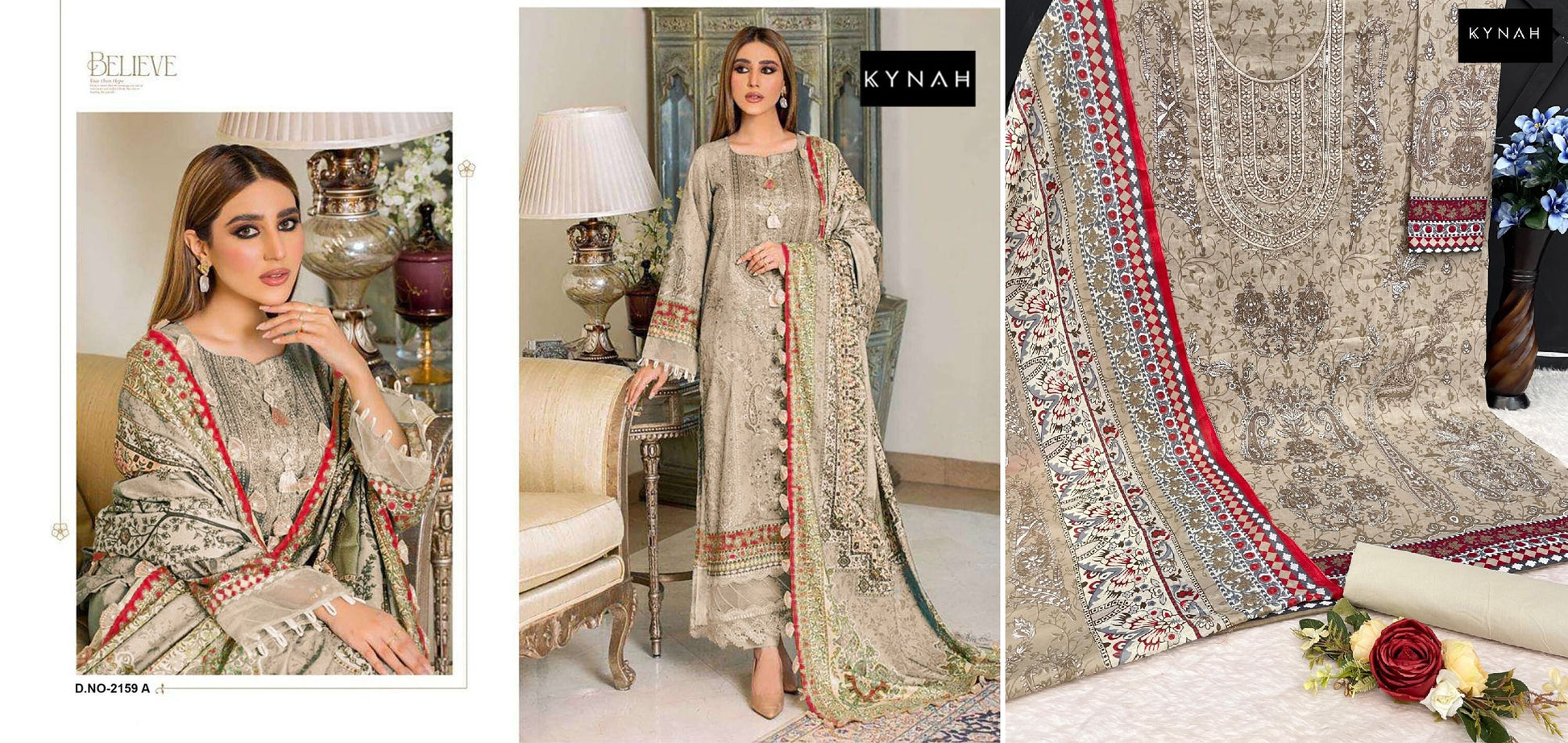 2159A Kynah Pakistani Salwar Suits