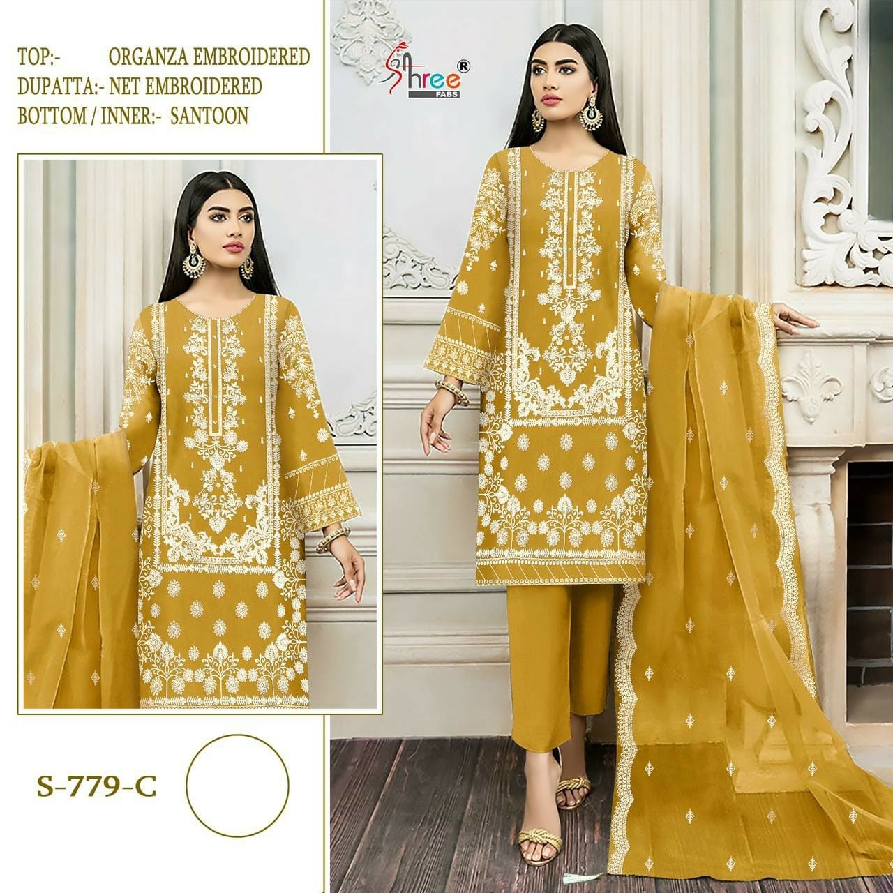 779C Shree Fabs Pakistani Salwar Suits