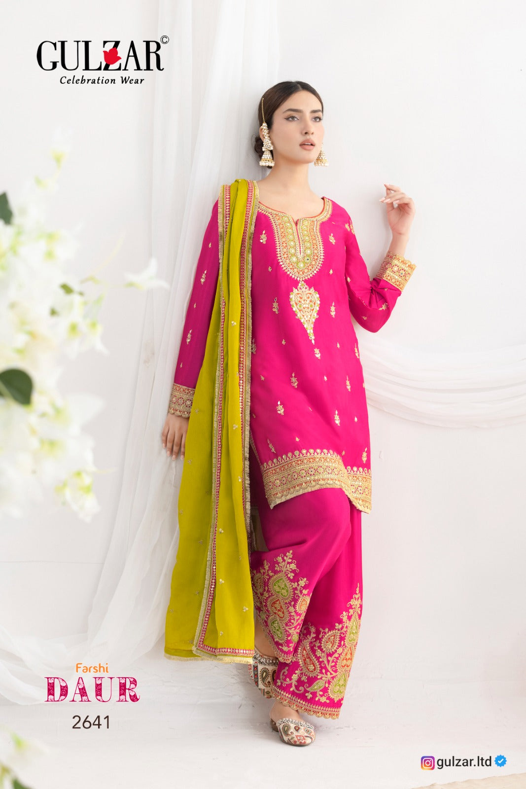 2642 Daur Gulzar Chinon Readymade Suits