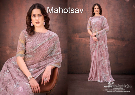 26501 Mohmanthan 26500 Aureliaa Mahotsav Jimmy Choo Sarees