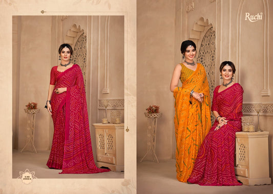 26502A Star Vol 134 Ruchi Chiffon Sarees