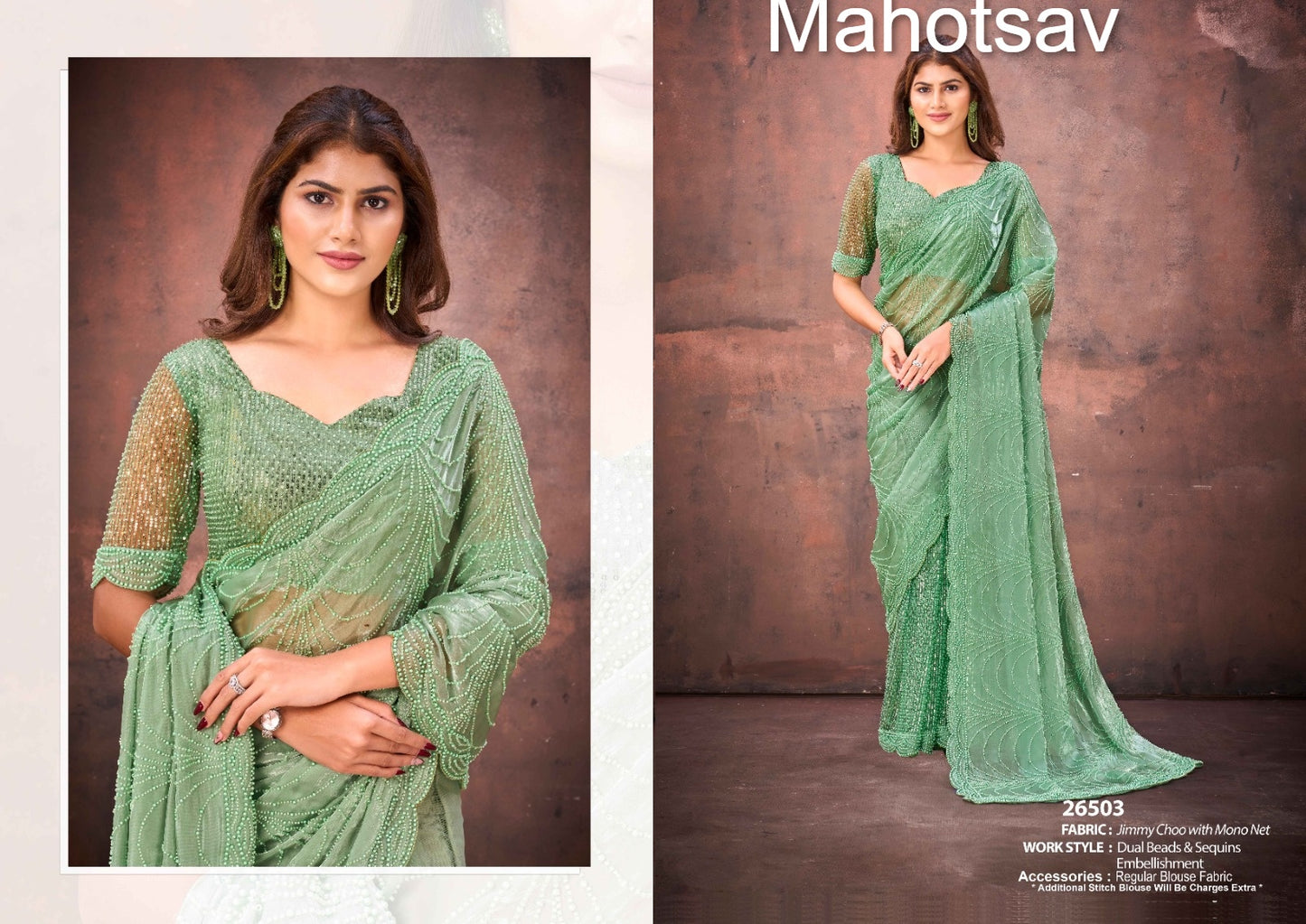 26503 Mohmanthan 26500 Aureliaa Mahotsav Jimmy Choo Sarees