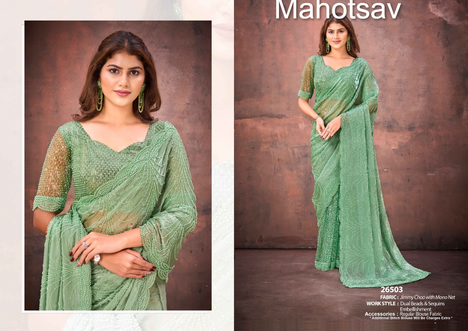 26503 Mohmanthan 26500 Aureliaa Mahotsav Jimmy Choo Sarees