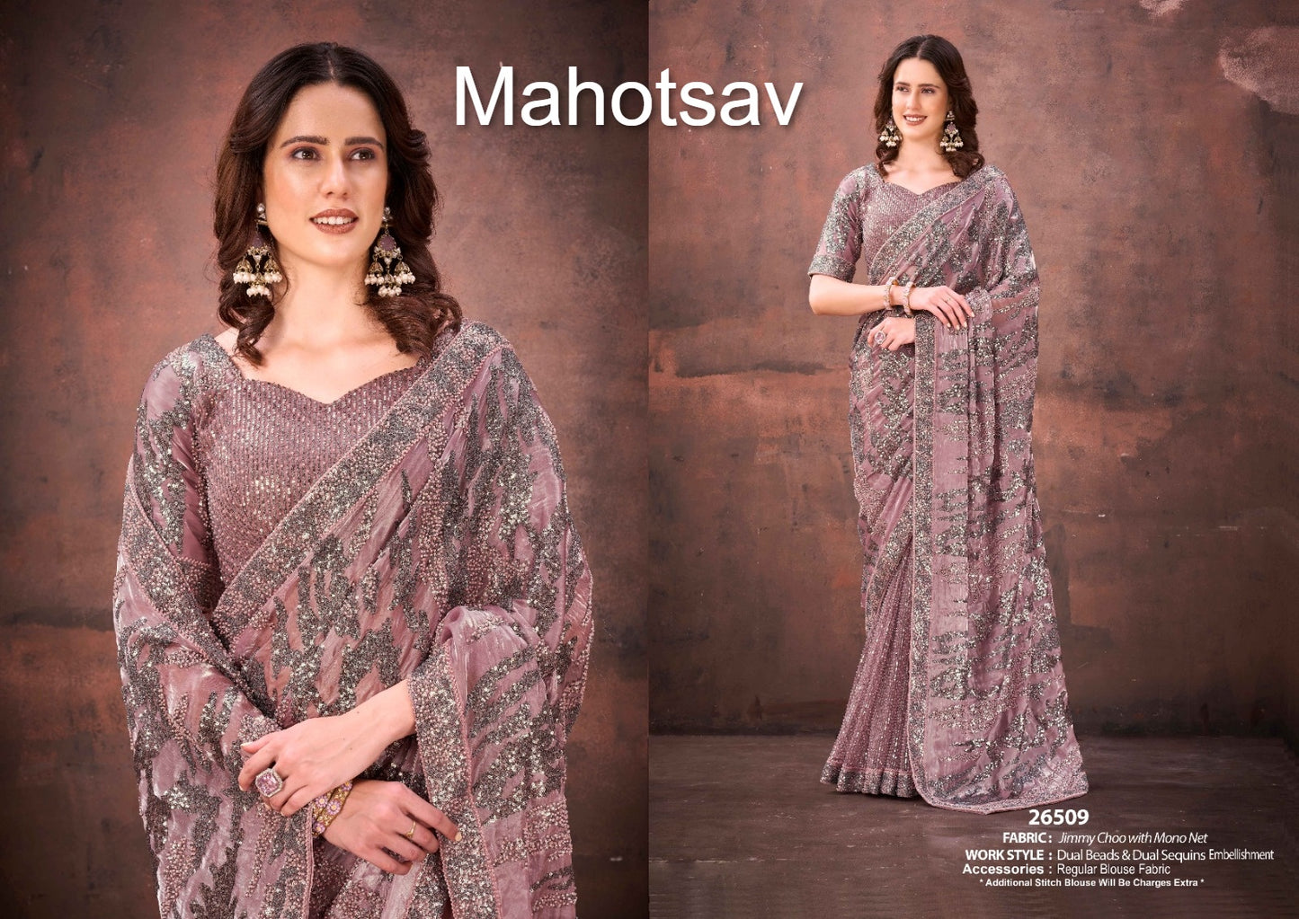 26509 Mohmanthan 26500 Aureliaa Mahotsav Jimmy Choo Sarees