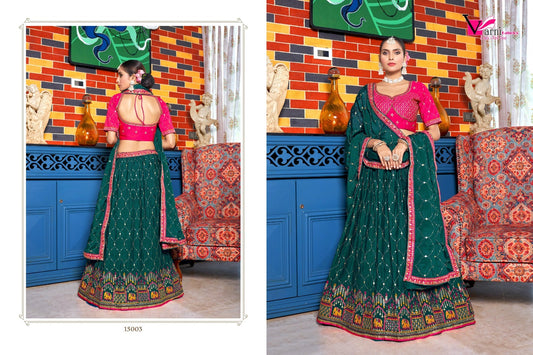 15003 Zeeya Sanskriti Varni Fabrics Lehenga Choli