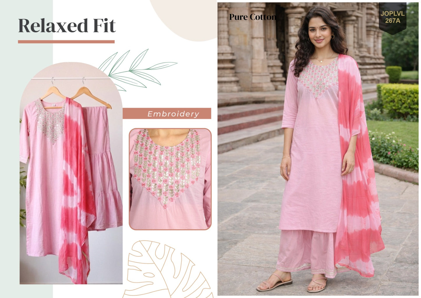 267A Navya Rajnandini Cambric Cotton Readymade Suits