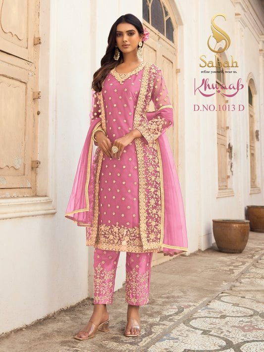 1013D Khwaab Sabah Unstitched Suits