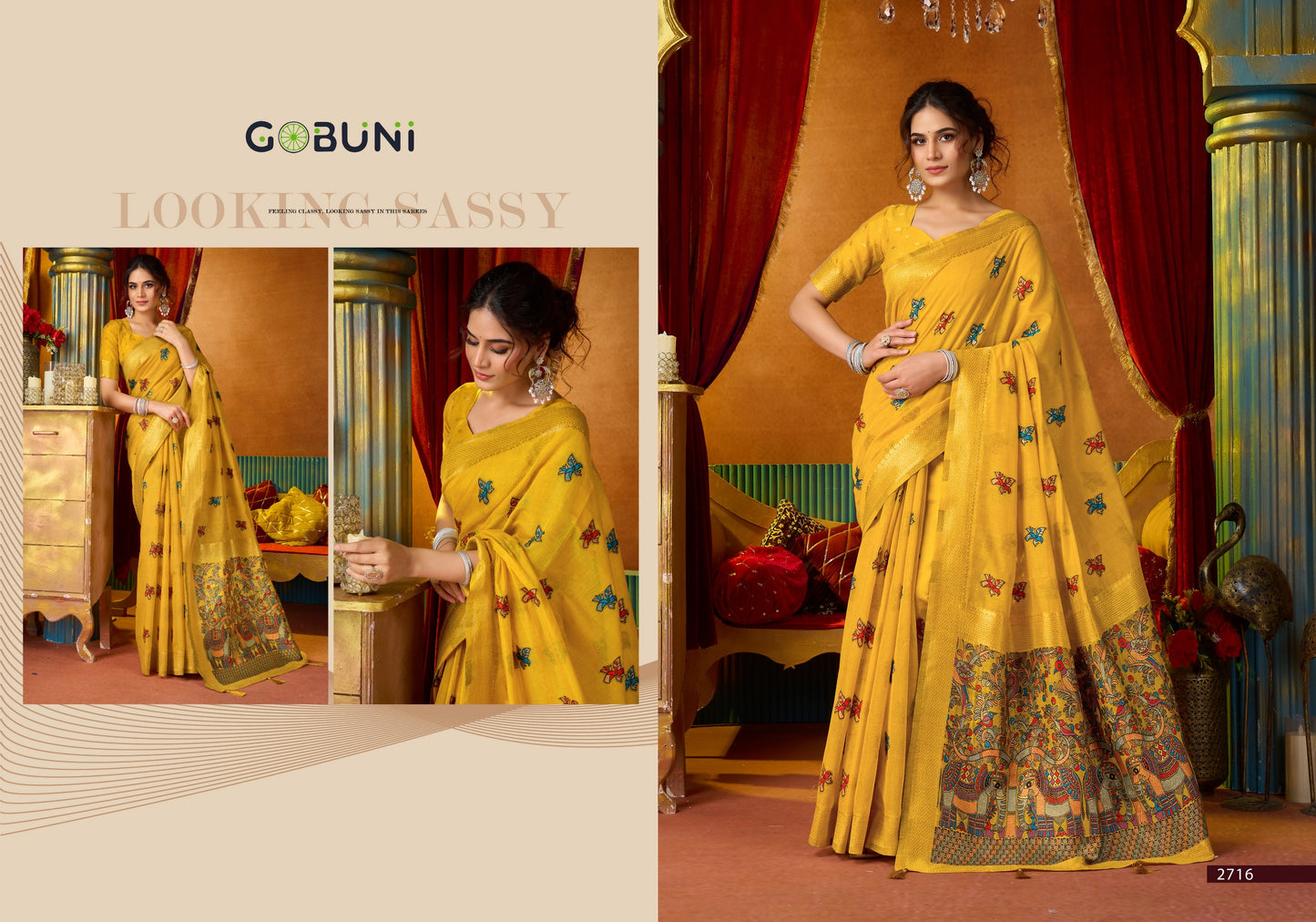 2716 Shruti Vol 2 Gobuni Khadi Cotton Sarees