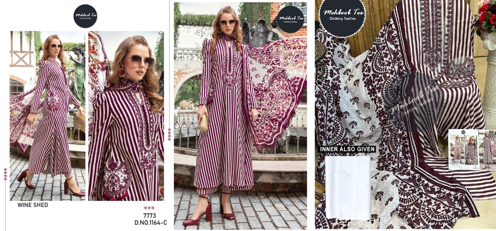 1164C Mehboob Tex Pakistani Salwar Suits