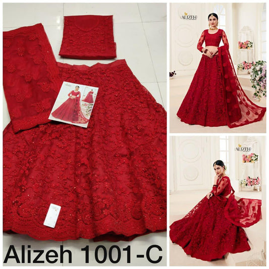 1001C Bridal Heritage Colour Saga Alizeh Lehenga Choli
