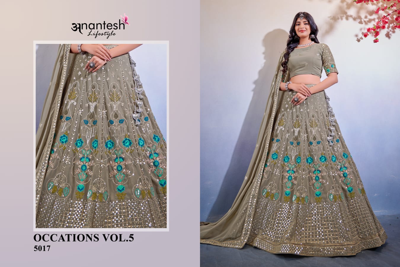 5017 Occations Vol 5 Anantesh Lehenga Choli