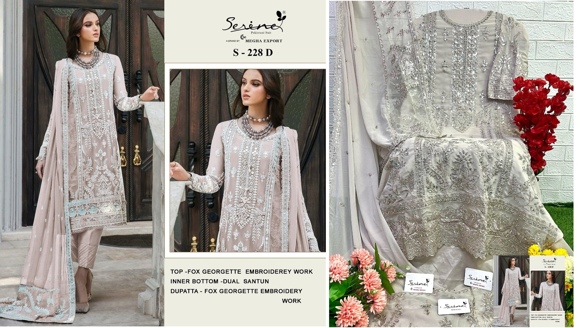 228D Serine Pakistani Salwar Suits