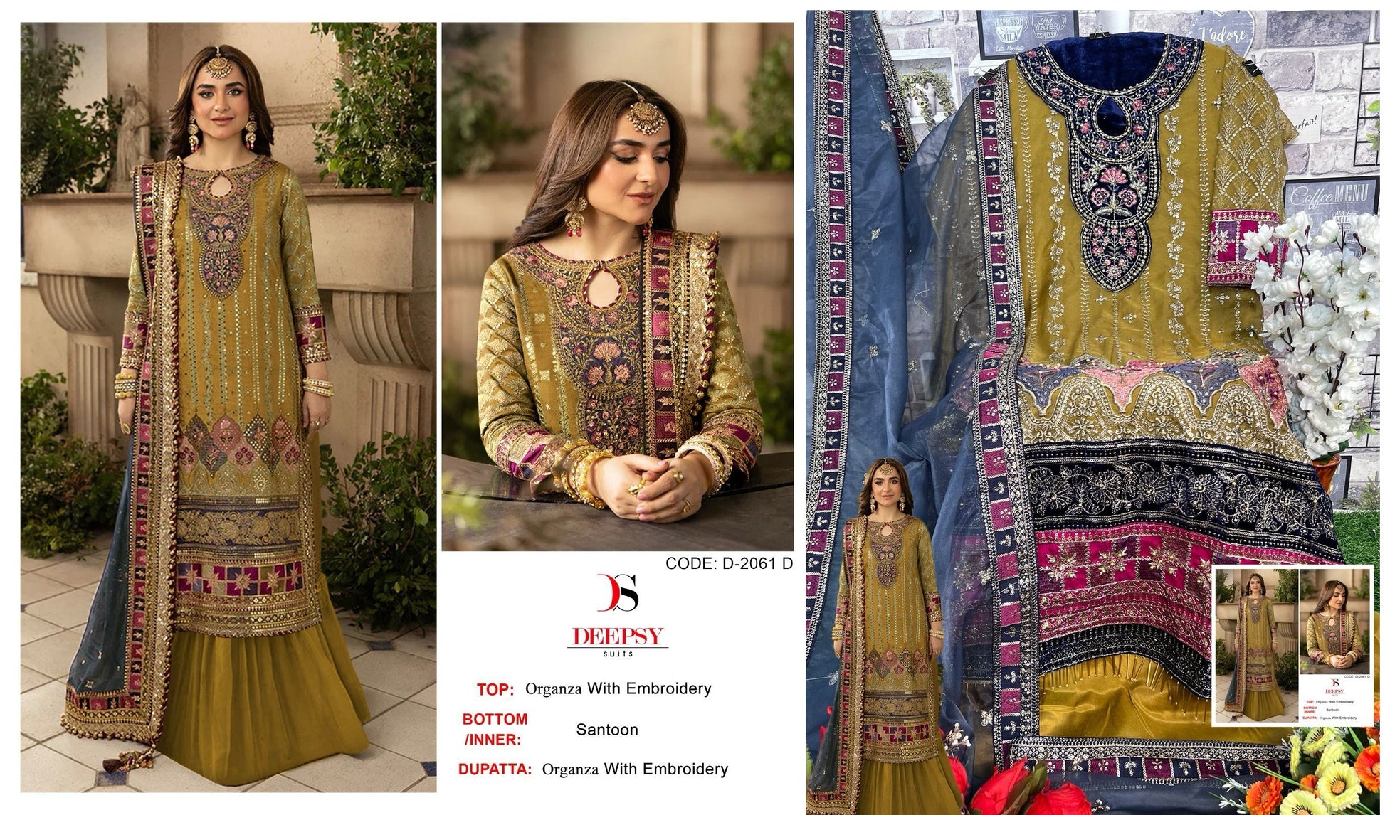 2061D Deepsy Pakistani Salwar Suits