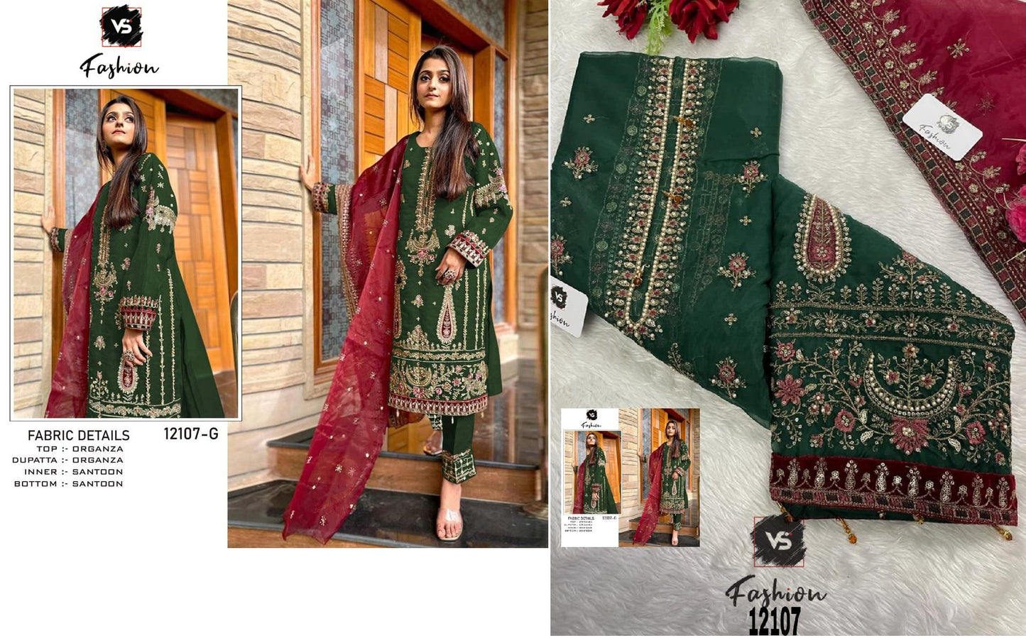 12107G Vs Fashion Pakistani Salwar Suits