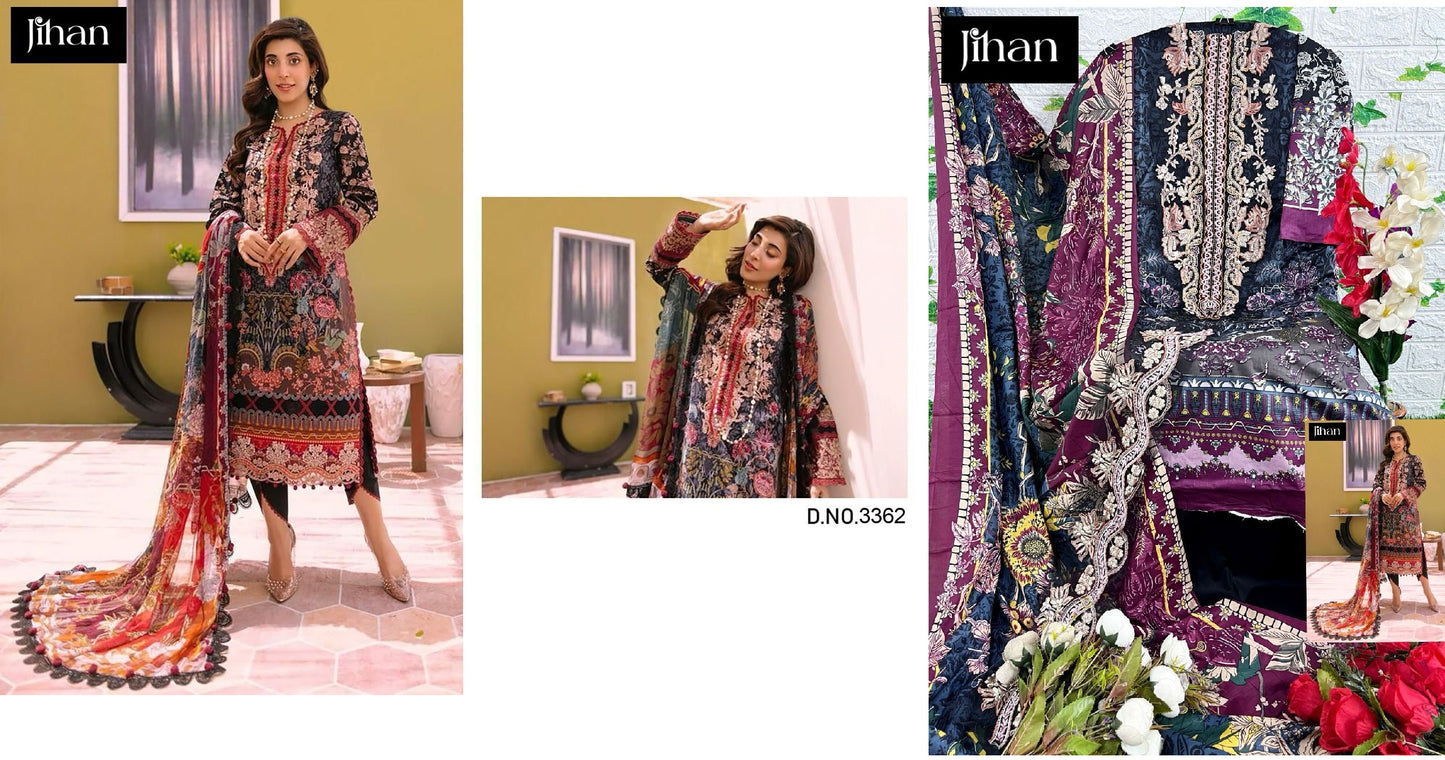 3362 Jihan Pakistani Salwar Suits