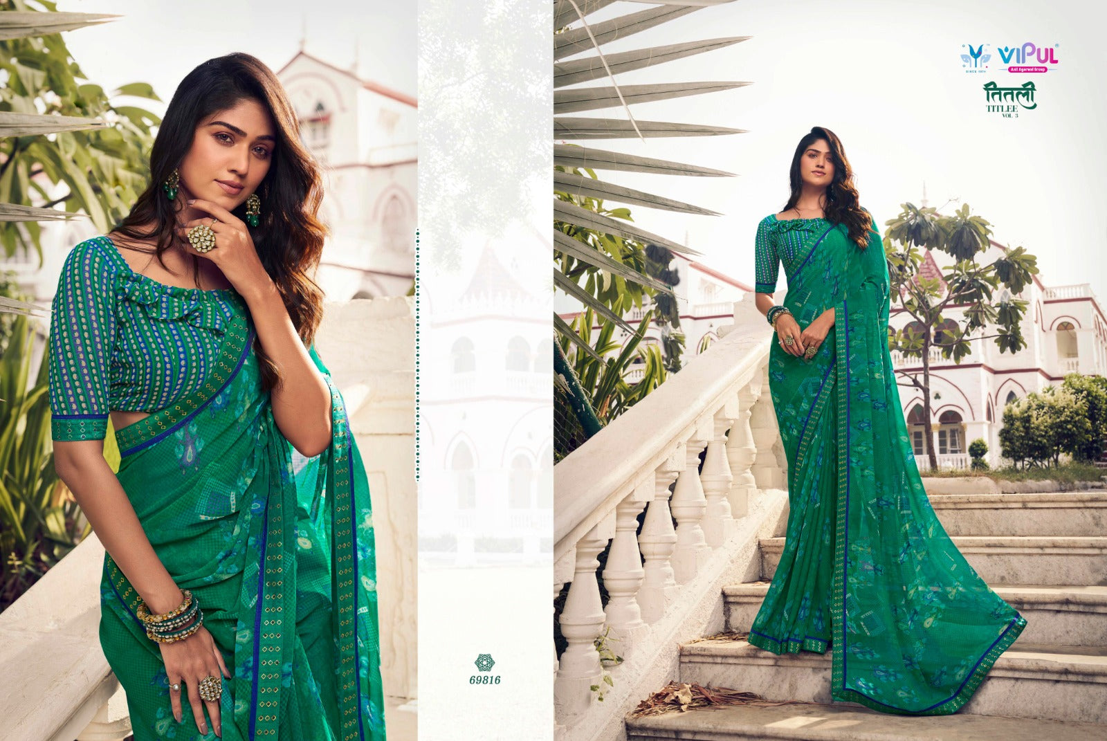 69816 Titlee Vol 3 Vipul Sarees