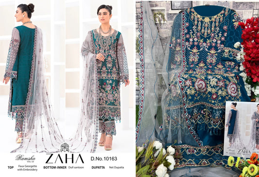 10163 Zaha Pakistani Salwar Suits