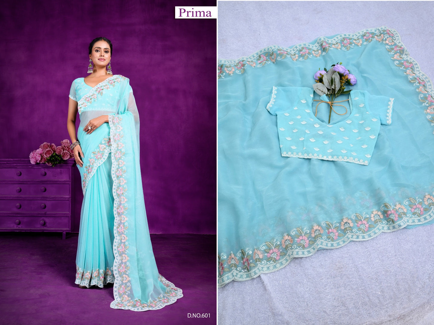 601 Prima Sarees