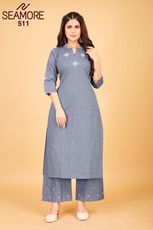 511 Gangotri Seamore Kurti Pant Set