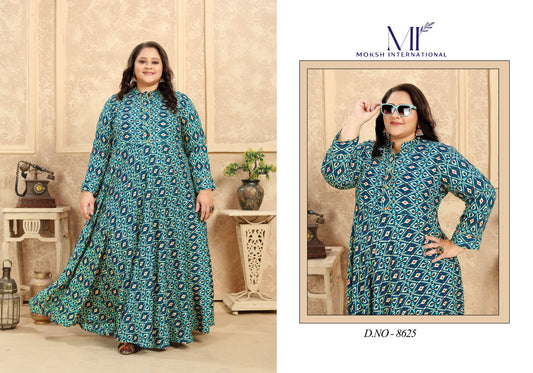 8625 Plus Size Vol 2 Moksh One Piece