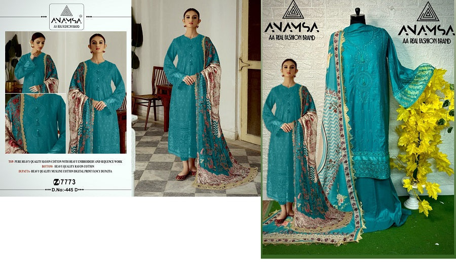 445D Anamsa Pakistani Salwar Suits