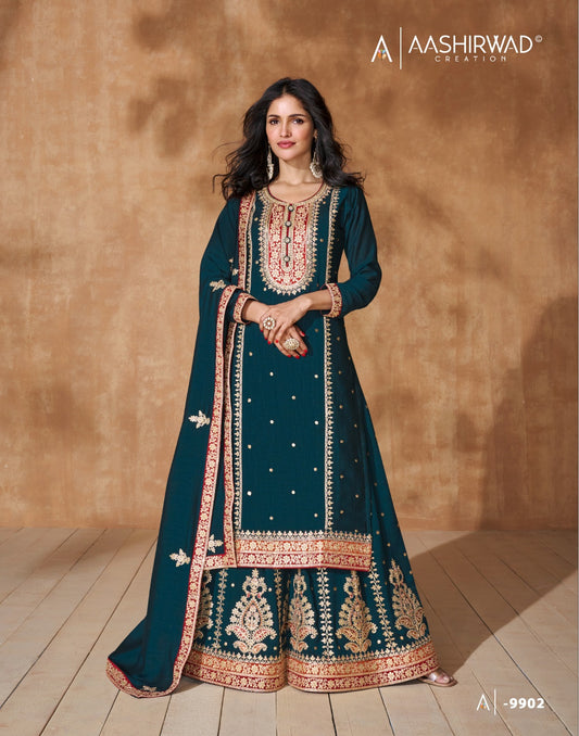 9902 Tamanna Aashirwad Creation Readymade Suits