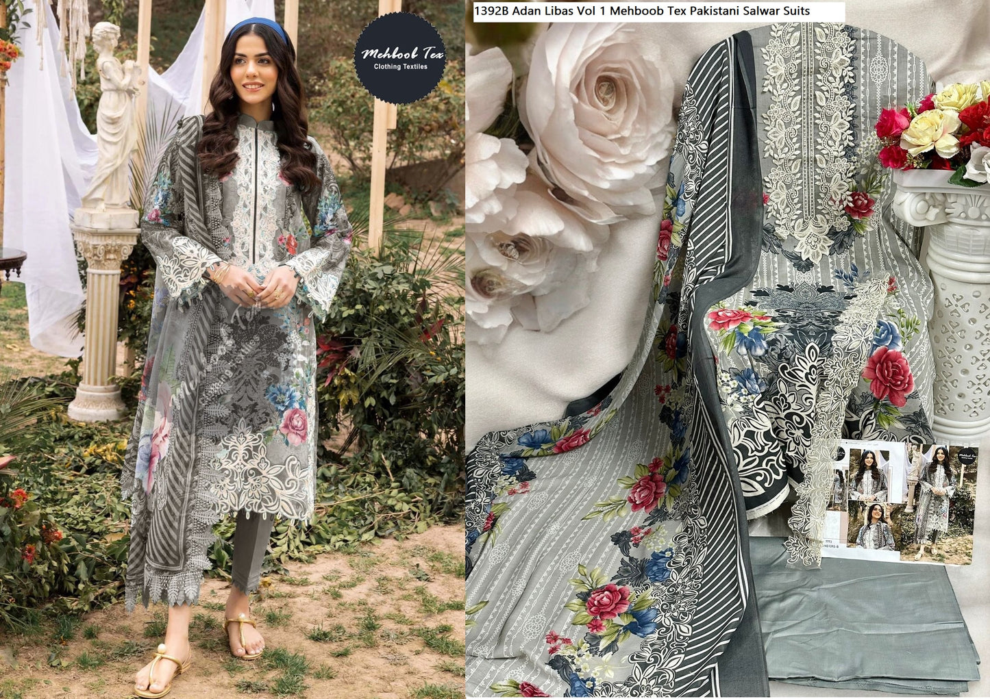 1392B Adan Libas Vol 1 Mehboob Tex Pakistani Salwar Suits