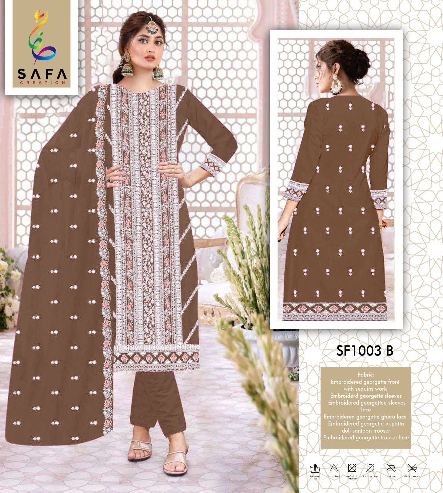 1003B Safa Creation Pakistani Salwar Suits