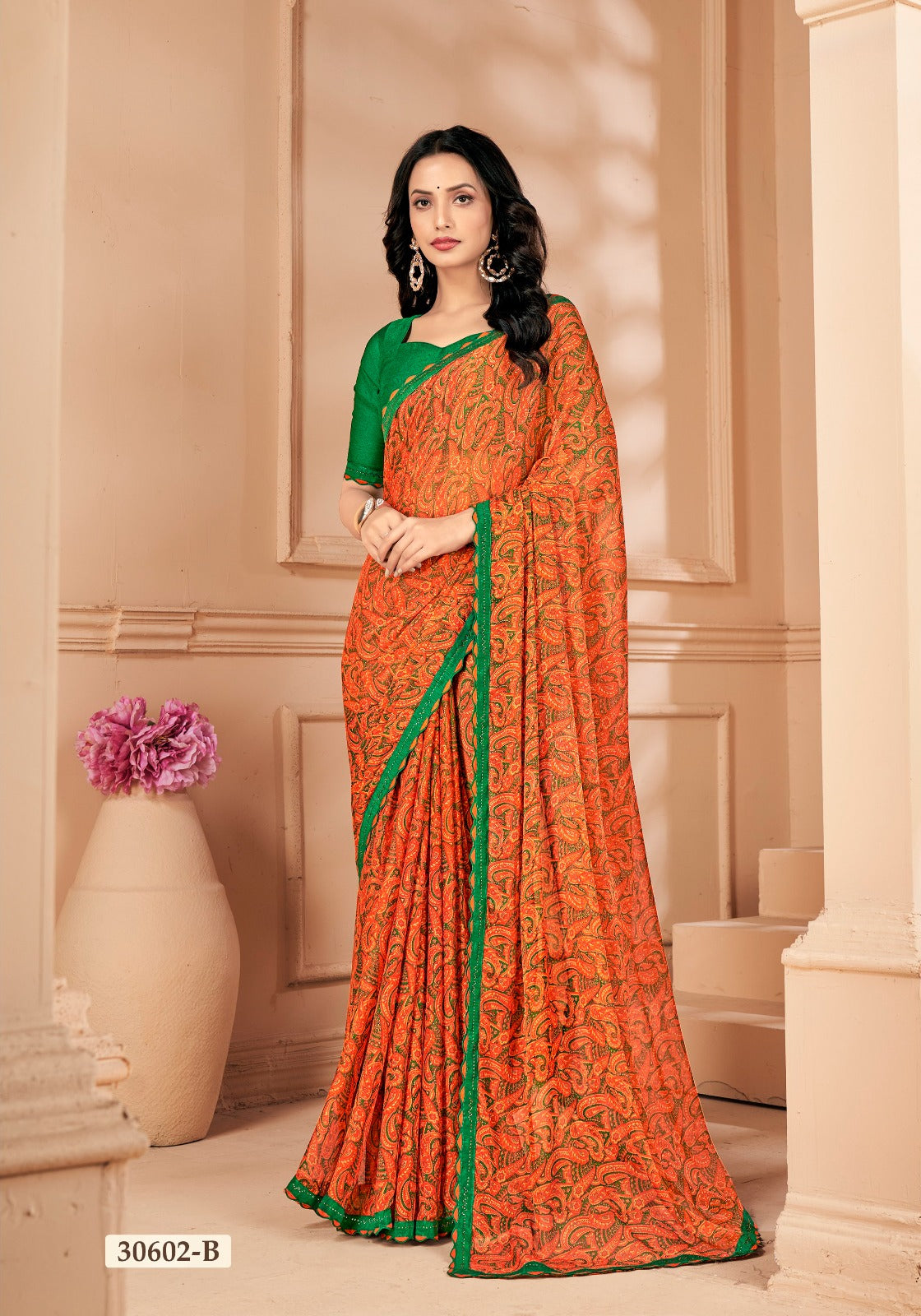 30602B Vanilla Ruchi Sarees