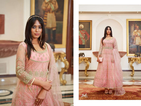3011 Sabhyata Bela Fashion Unstitched Suits