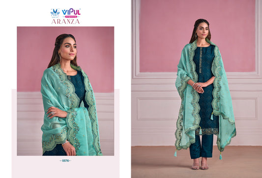 5576 Aranza Vipul Unstitched Suits