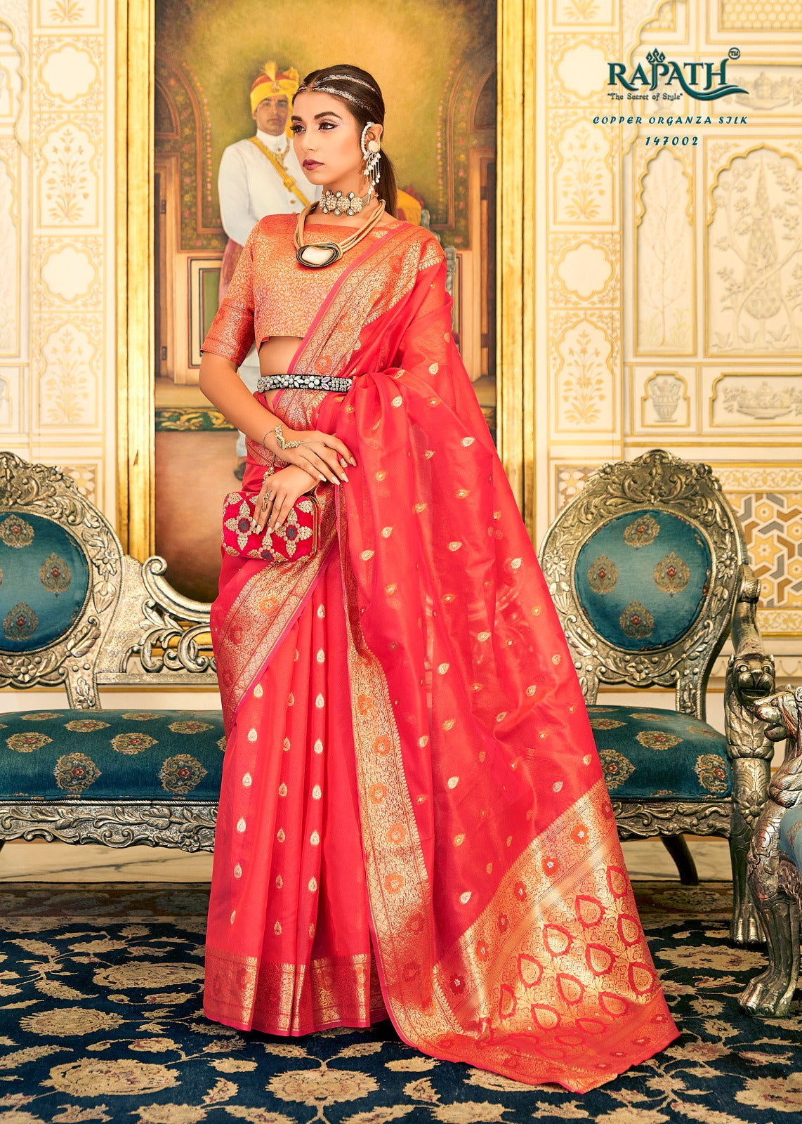 147002 Radiance Rajpath Sarees