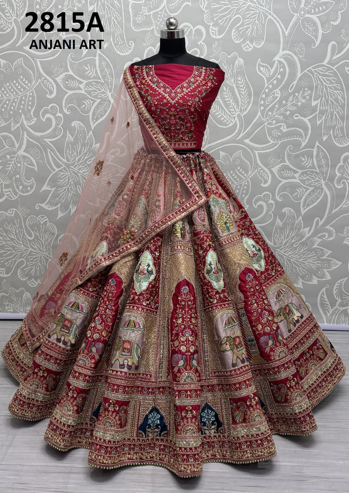 2815A Anjani Art Silk Lehenga Choli
