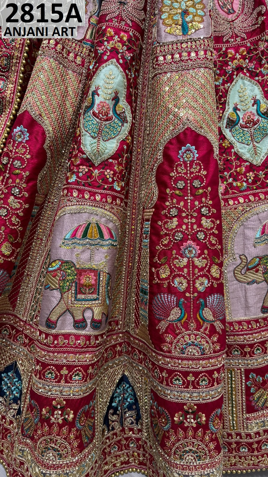 2815A Anjani Art Silk Lehenga Choli