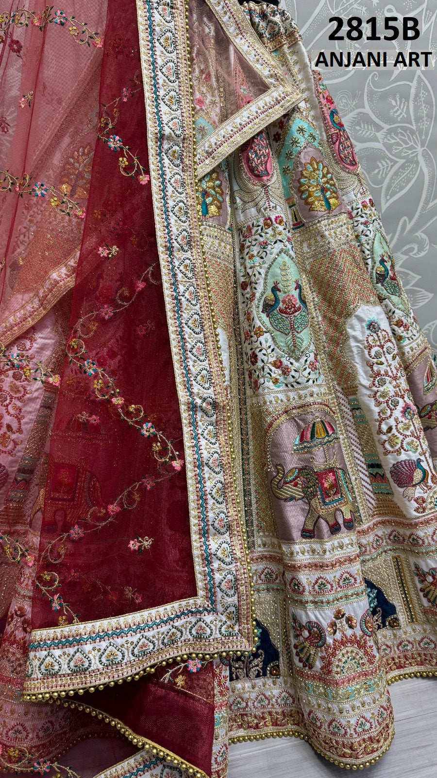 2815B Anjani Art Silk Lehenga Choli