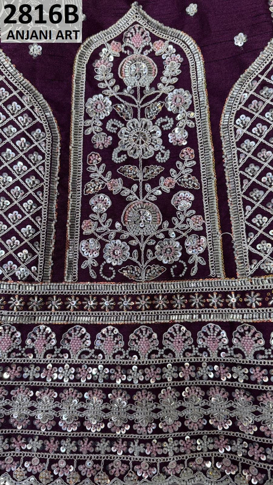 2816B Anjani Art Silk Lehenga Choli