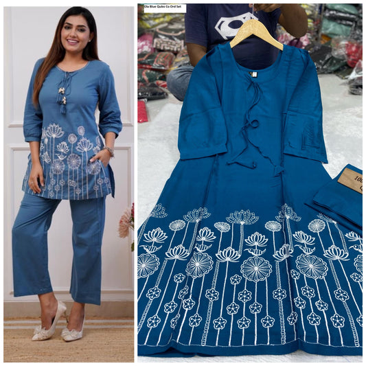 Ola Blue Qubo Co Ord Set