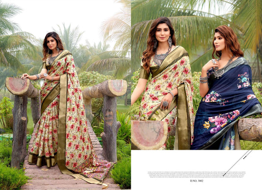 3002 Vaani Mahamani Creation Sarees