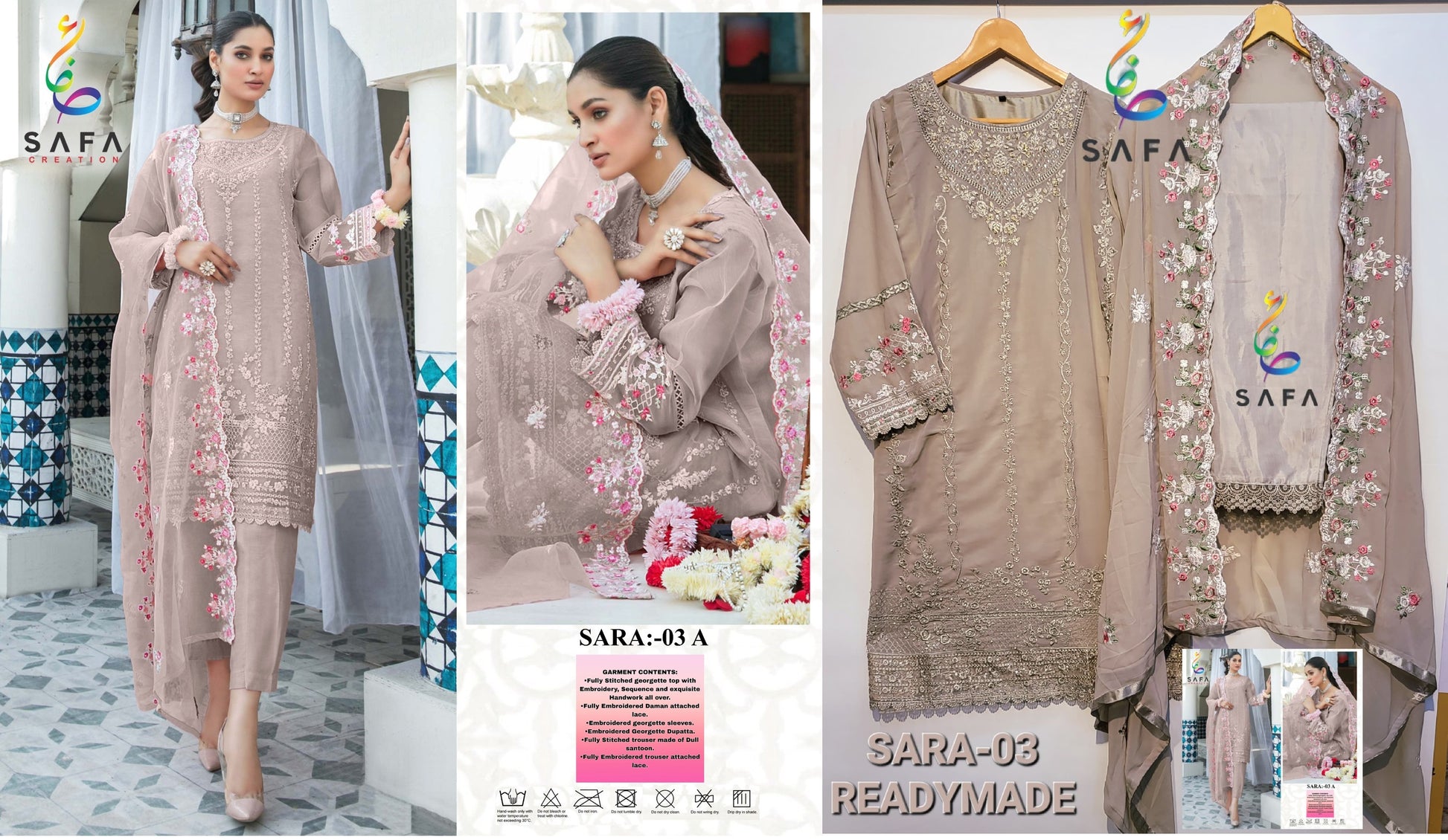 03A Sara Safa Creation Pakistani Readymade Suits