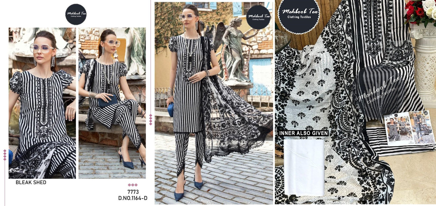 1164D Mehboob Tex Pakistani Salwar Suits