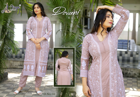 02 Devani Adm Kurti Pant Set