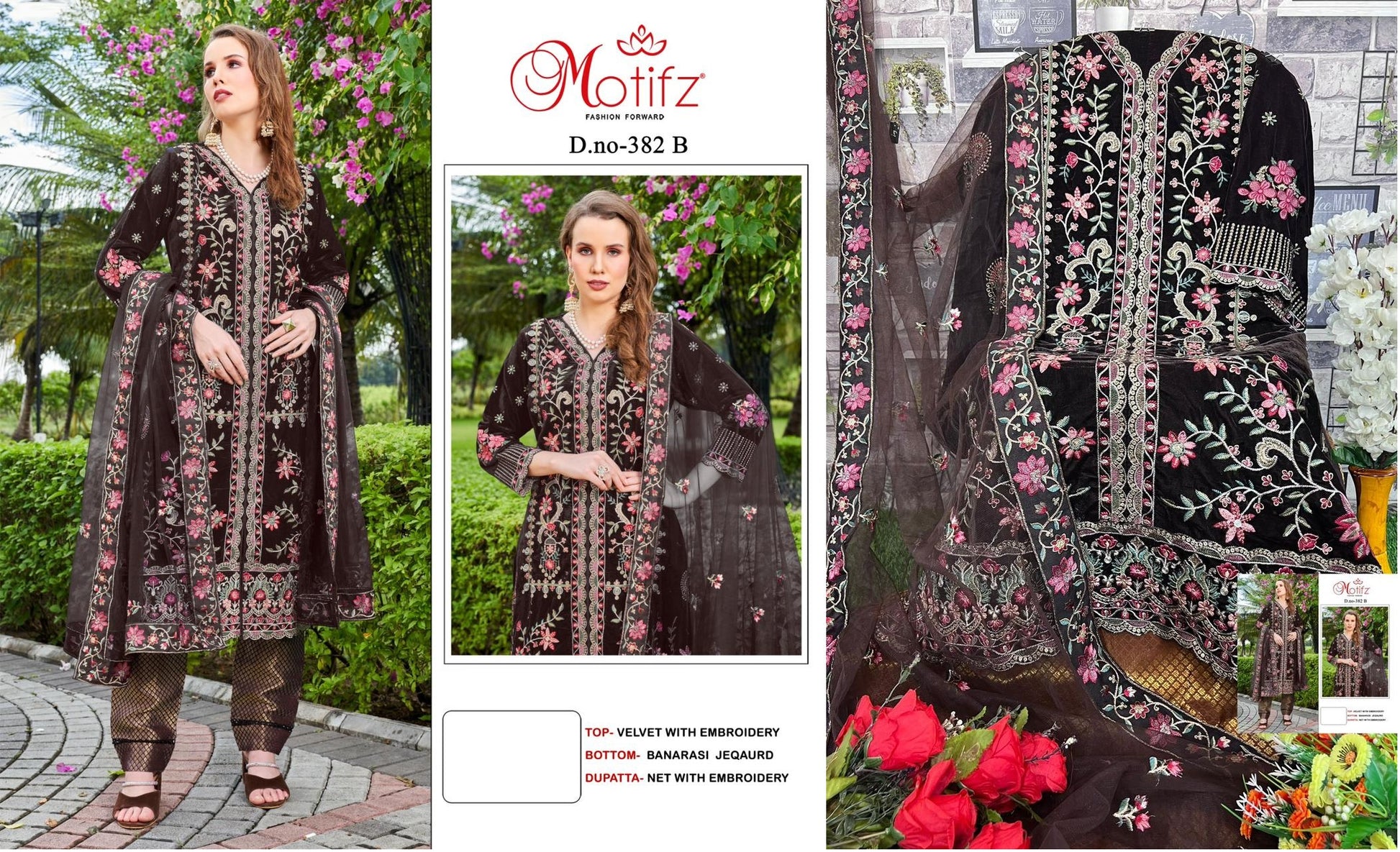 382B Motifz Pakistani Salwar Suits