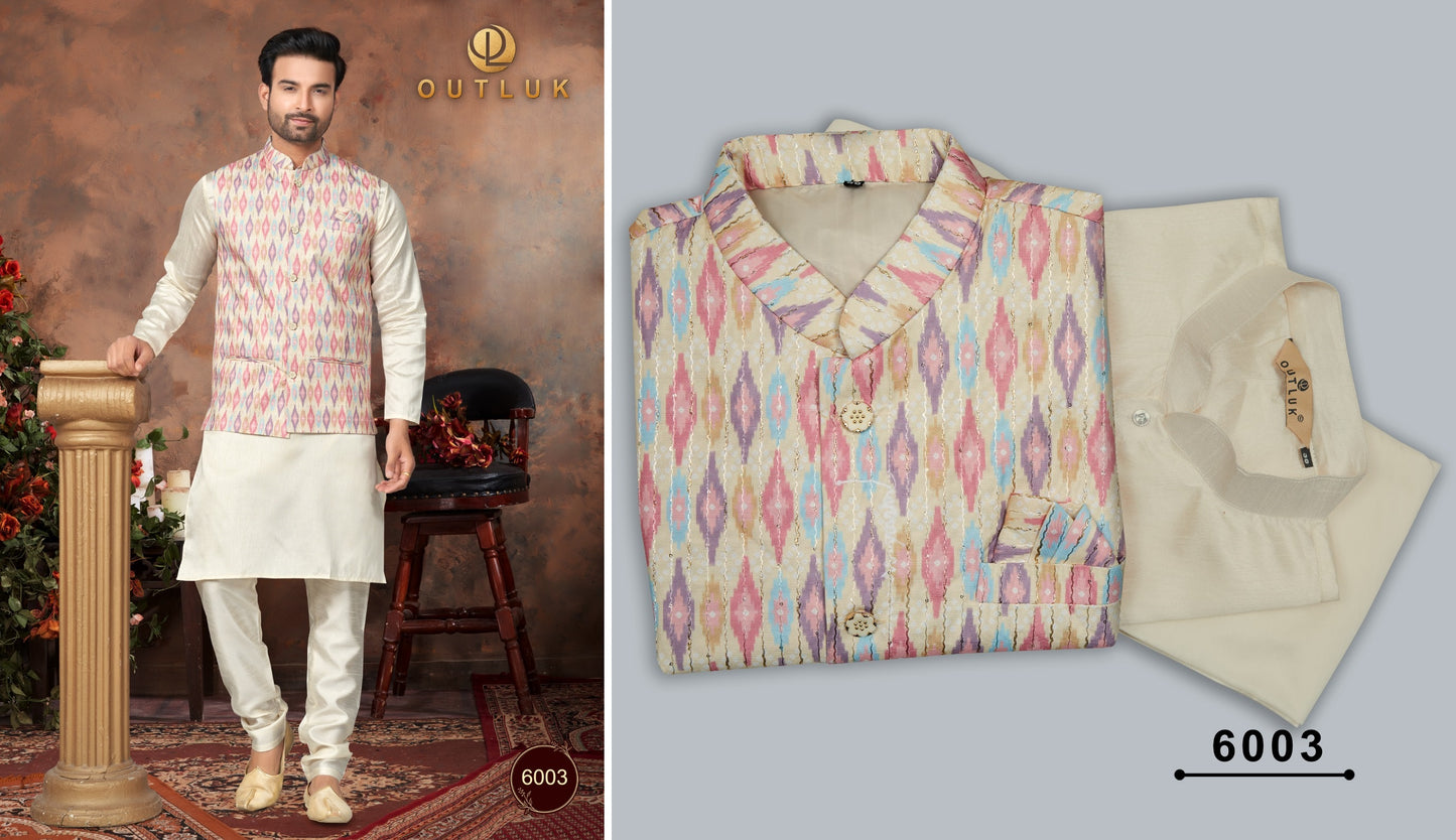 6003 Wedding Collection Vol 6 Outluk Mens Kurta Pyjama