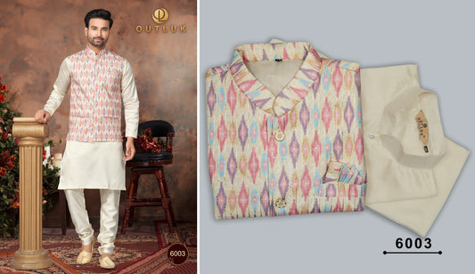 6003 Wedding Collection Vol 6 Outluk Mens Kurta Pyjama