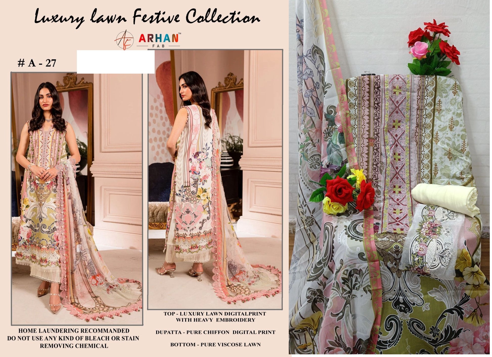 A-27 Arhan Fab Pakistani Salwar Suits