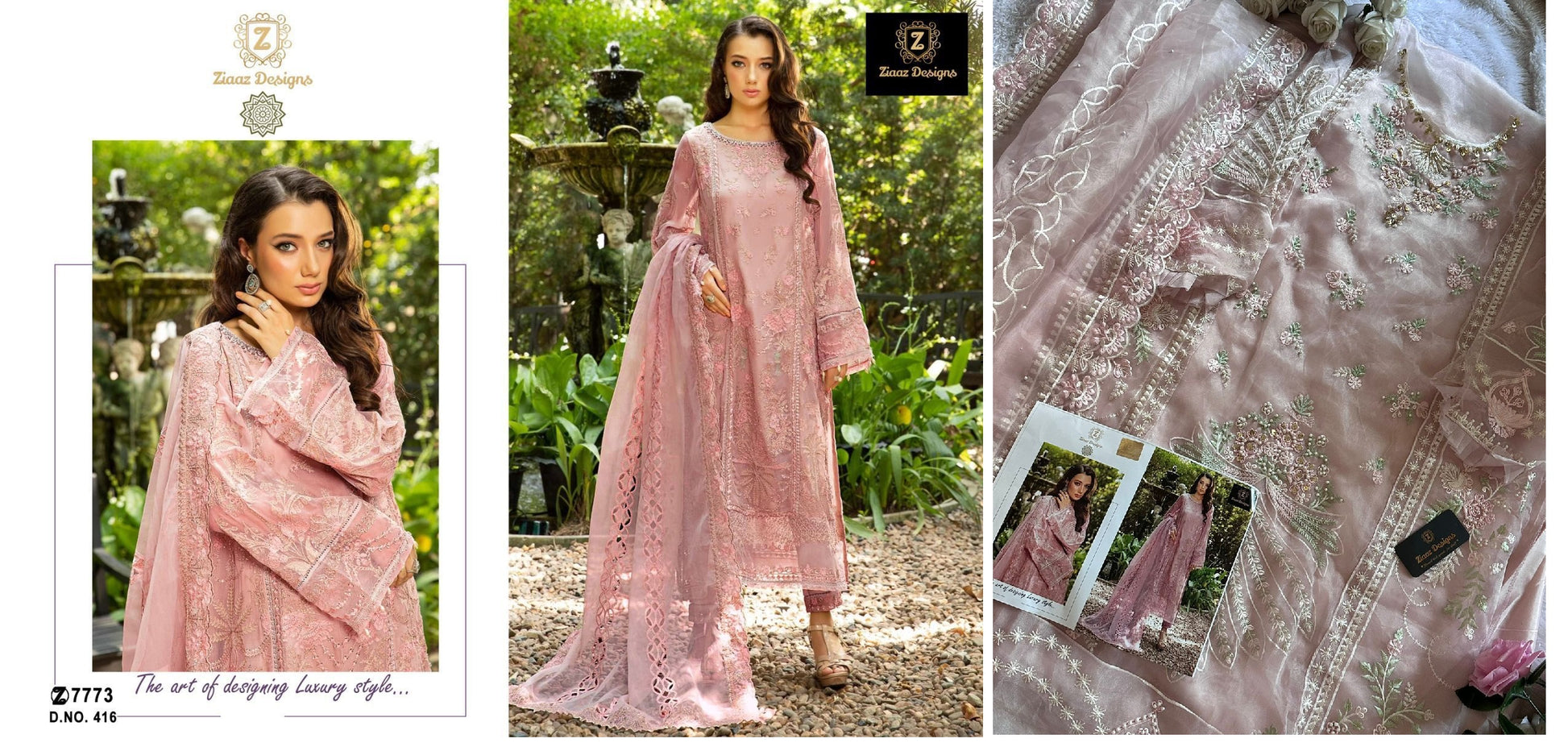 416 Ziaaz Designs Pakistani Salwar Suits