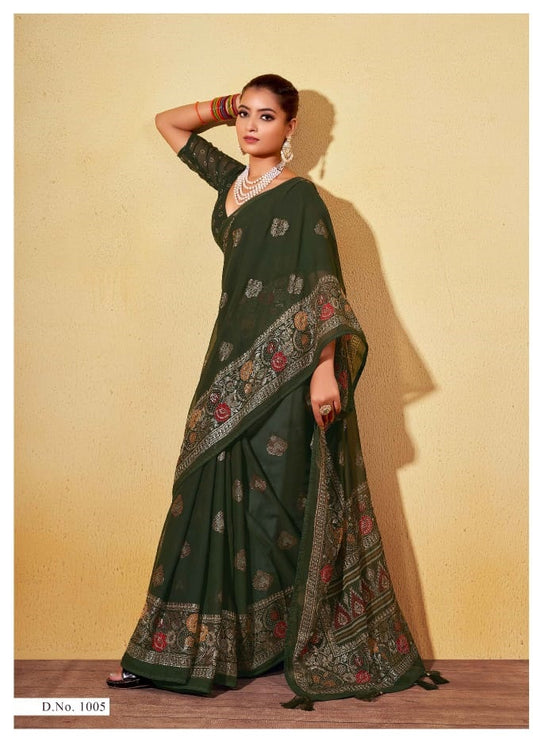 1005 Anguri Vol 1 Mahamani Creation Sarees