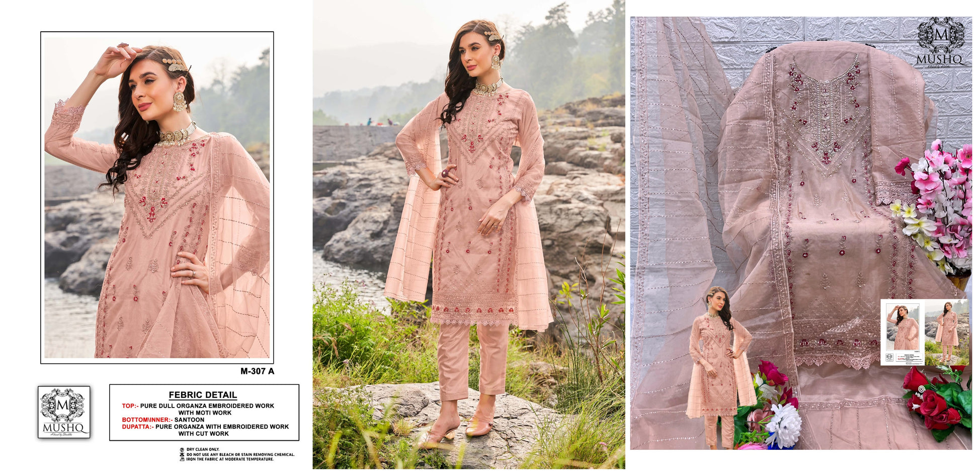 307A Mushq Pakistani Salwar Suits