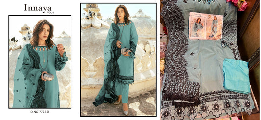 7773D Inaya Vol 1 Mehboob Tex Pakistani Readymade Suits