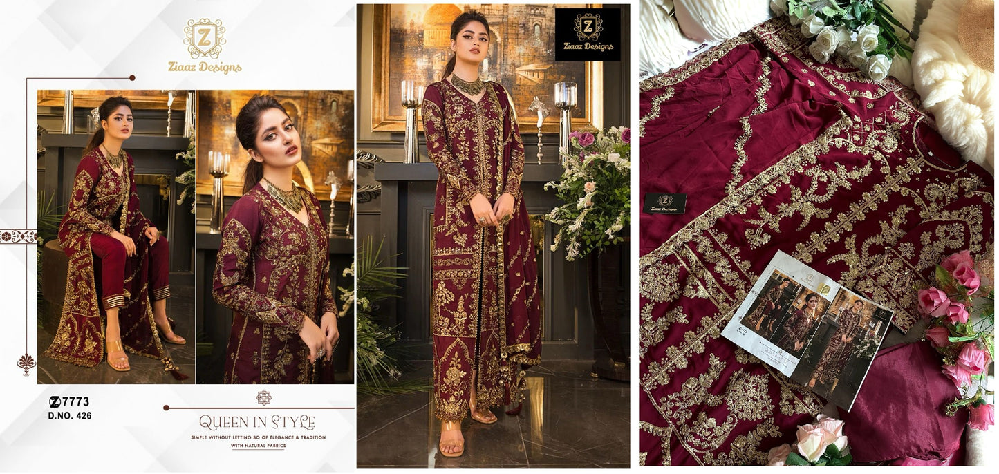426 Ziaaz Designs Pakistani Salwar Suits